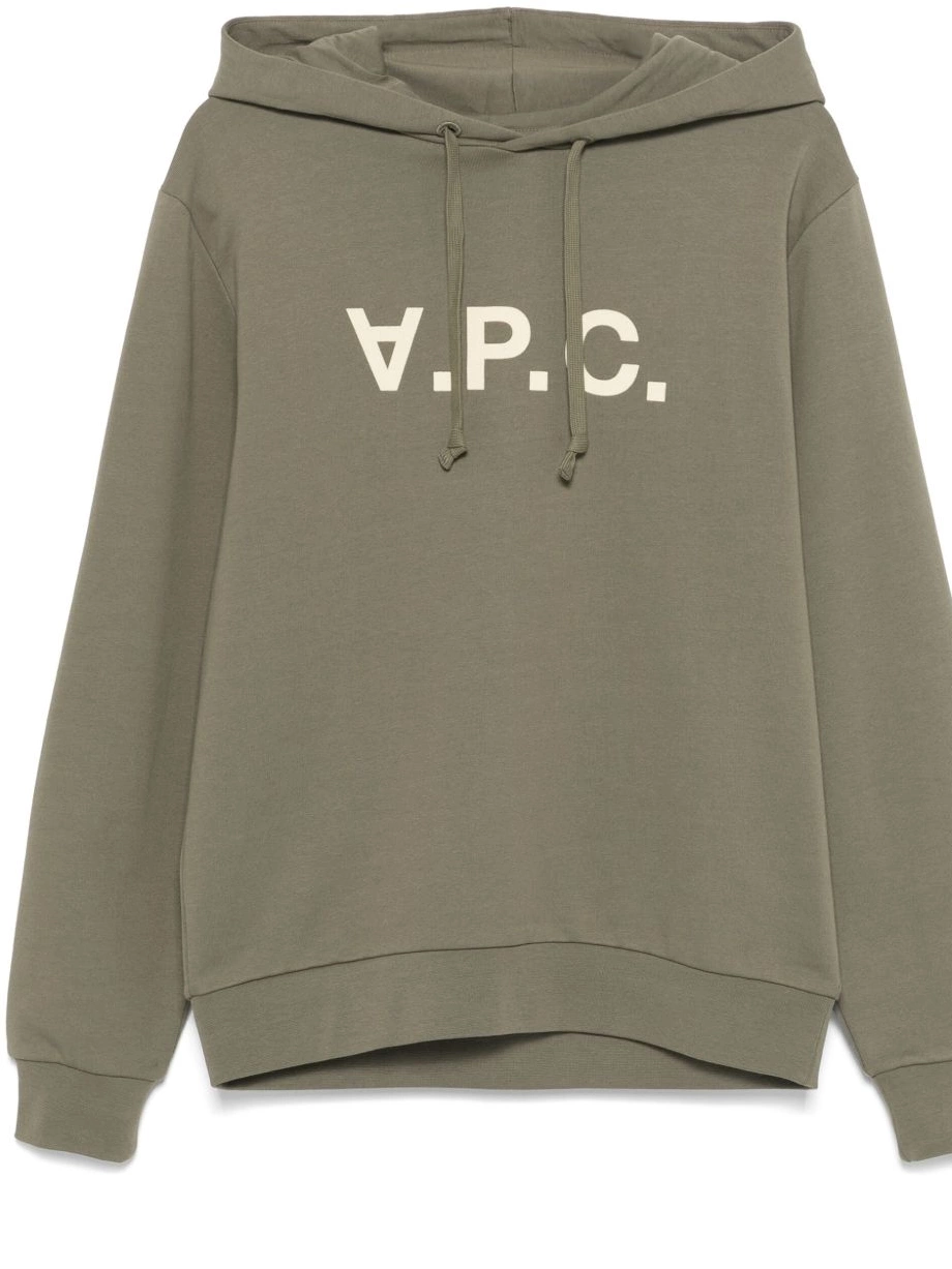 Cheap logo-flocked hoodie Women A.P.C. 0427